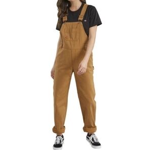 Dickies Bib Overalls In Brown Duck